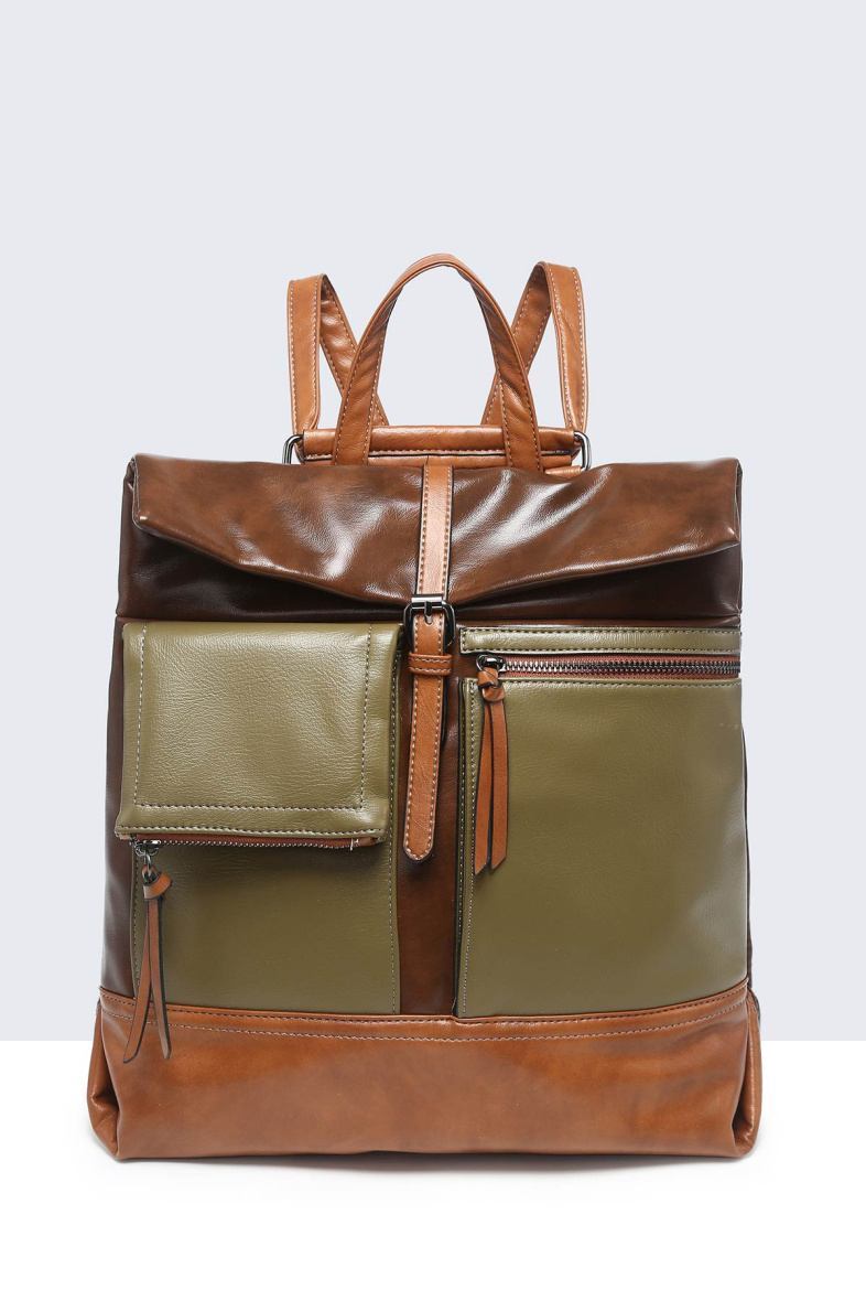 Wholesaler A&E - B55013-BV Brilliant multicolor synthetic backpack