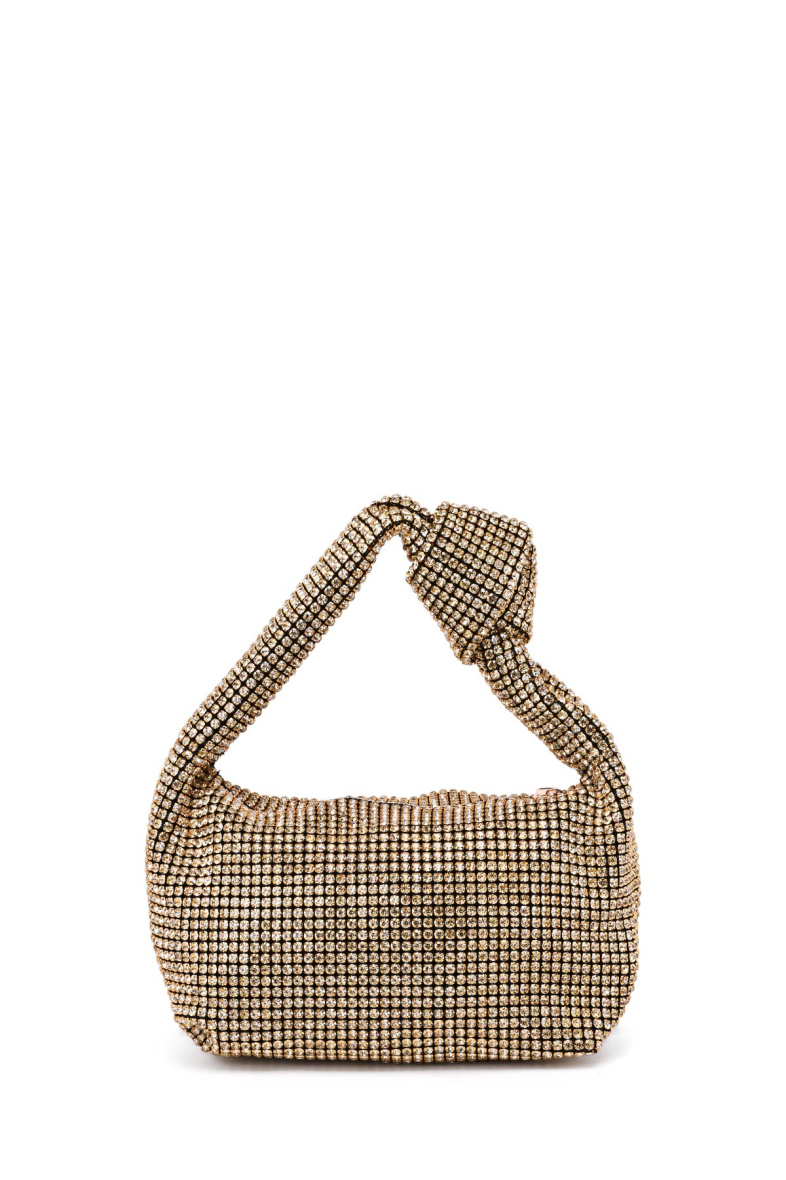 Wholesaler A&E - M-7061 Small Rhinestone Mesh Purse