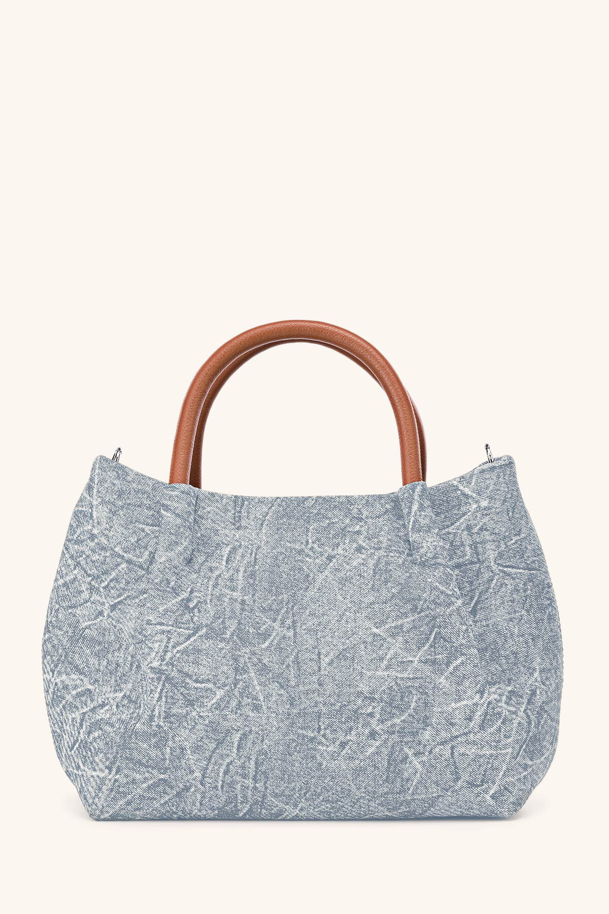 Wholesaler A&E - FC2047-KS Crinkle Jean Textured PU Synthetic Handbag