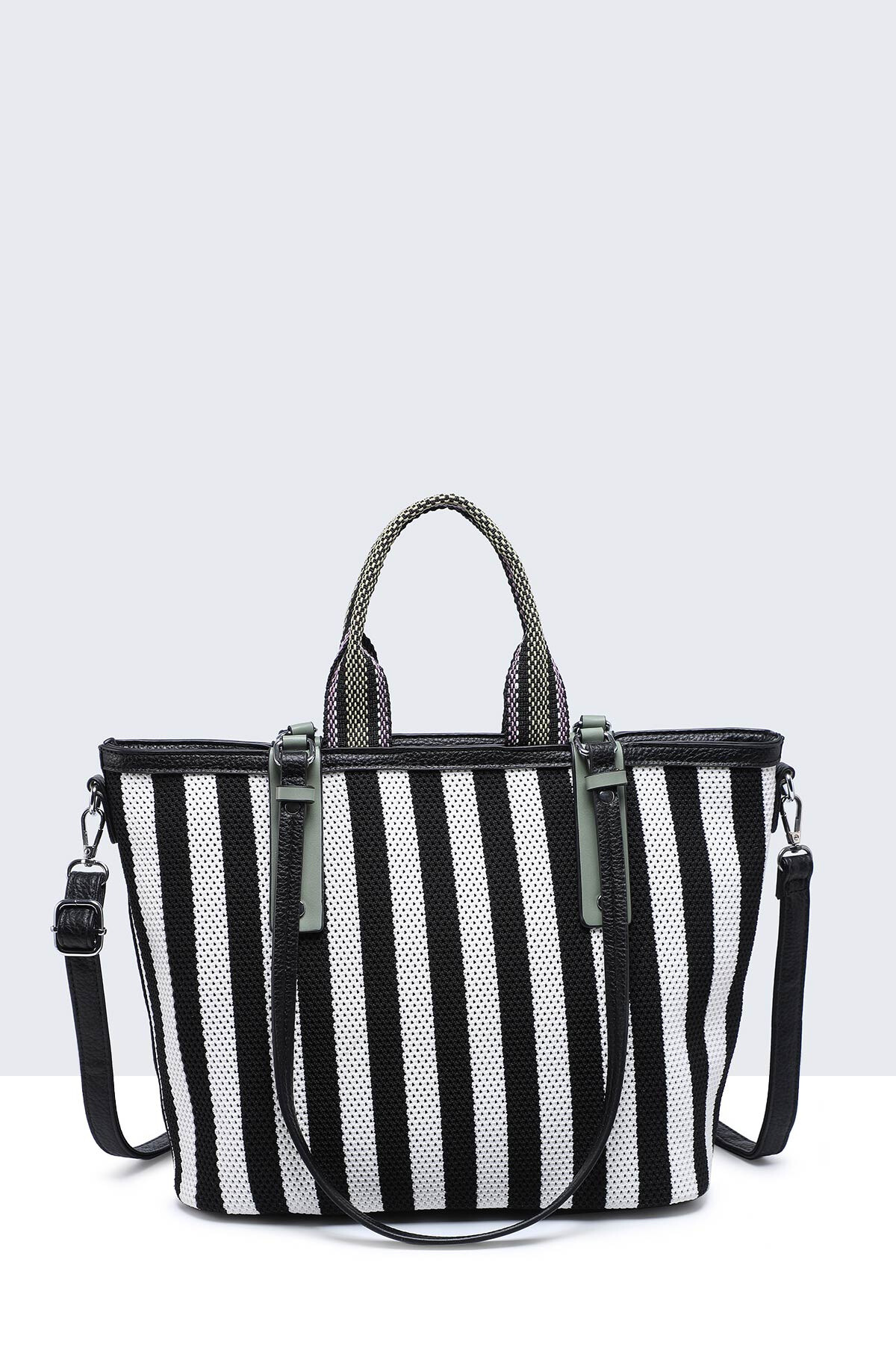Wholesaler A&E - B55025-BV Shopping handbag multicolor
