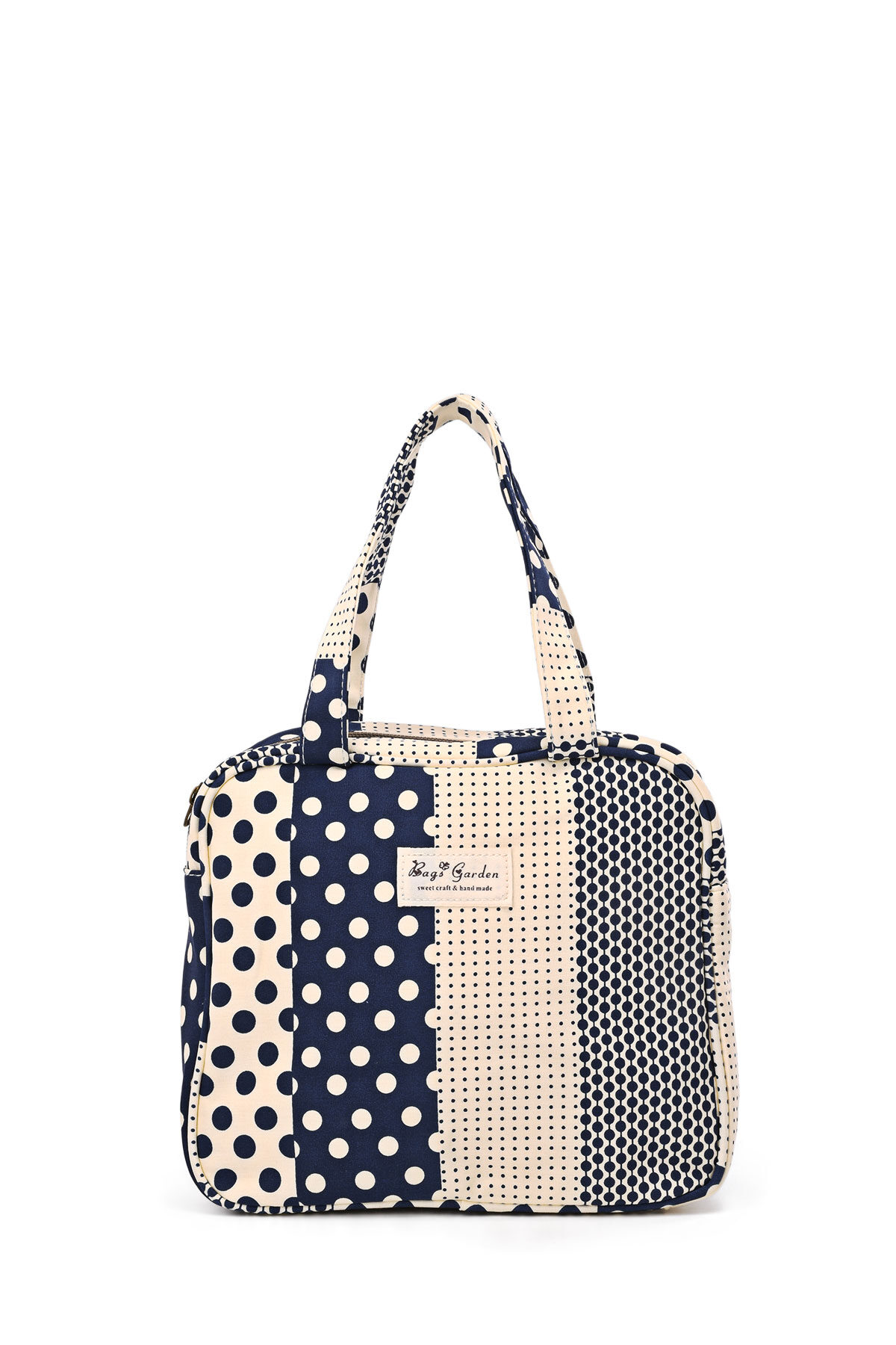 Mayorista A&E - BG-6868 Bolso de tela de algodón con lunares pequeños