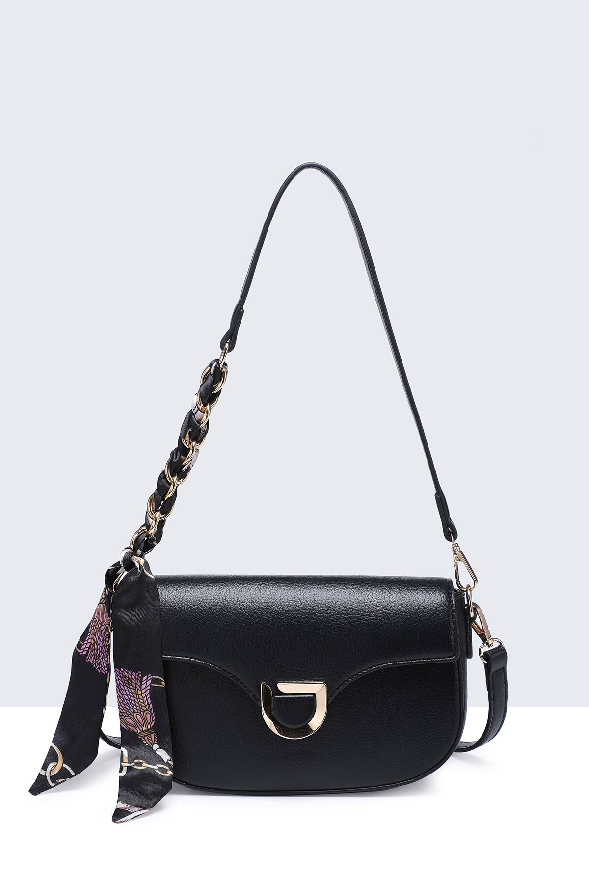 Wholesaler A&E - 11112-BV Synthetic flap shoulder bag