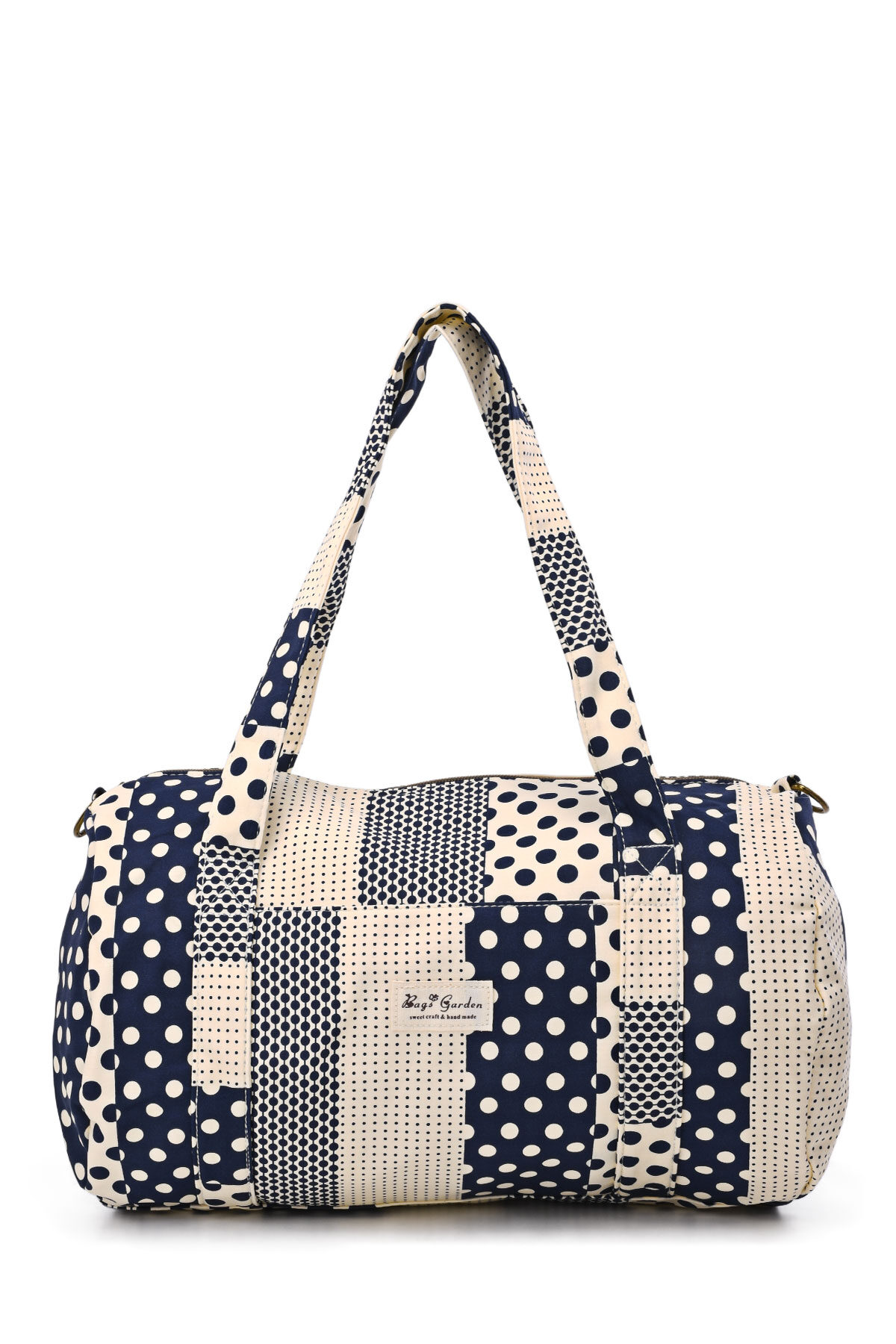 Mayorista A&E - BG-6864 Bolso cambiador de algodón con estampado de lunares
