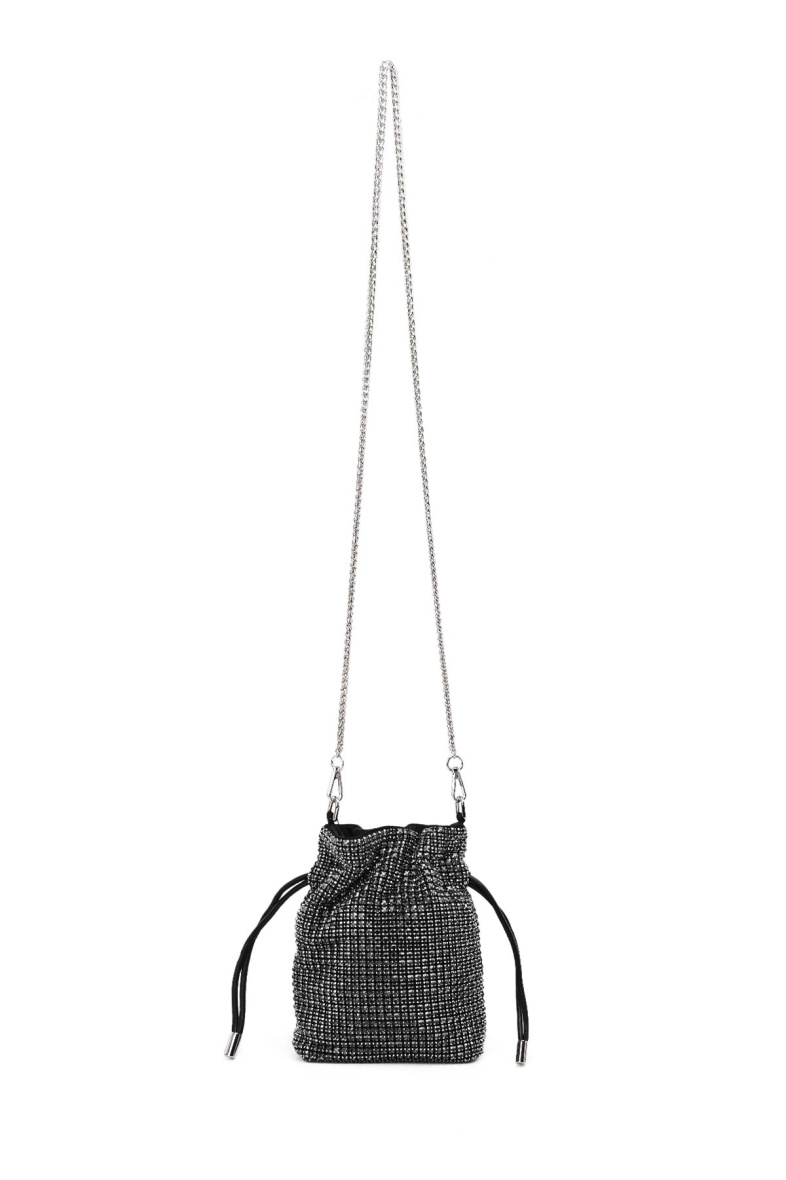 Wholesaler A&E - M-7060 Rhinestone mesh shoulder bag