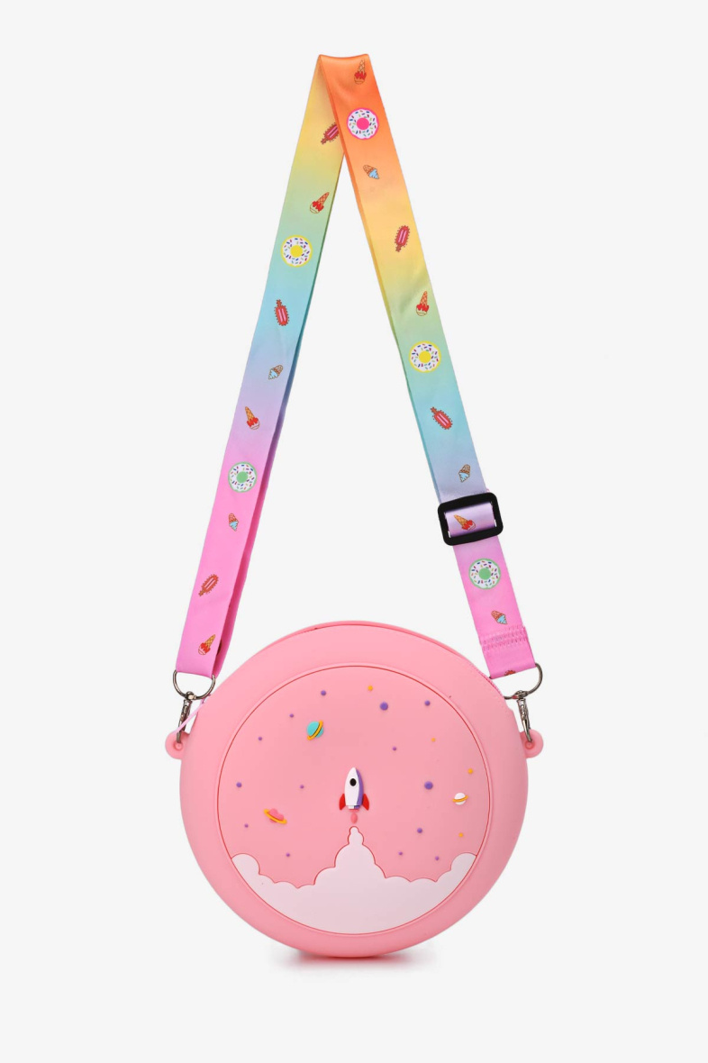 Wholesaler A&E - Round silicone ship crossbody bag DG-3132-4