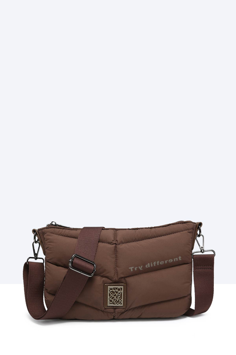 Wholesaler A&E - W50026-BV Quilted down jacket shoulder bag