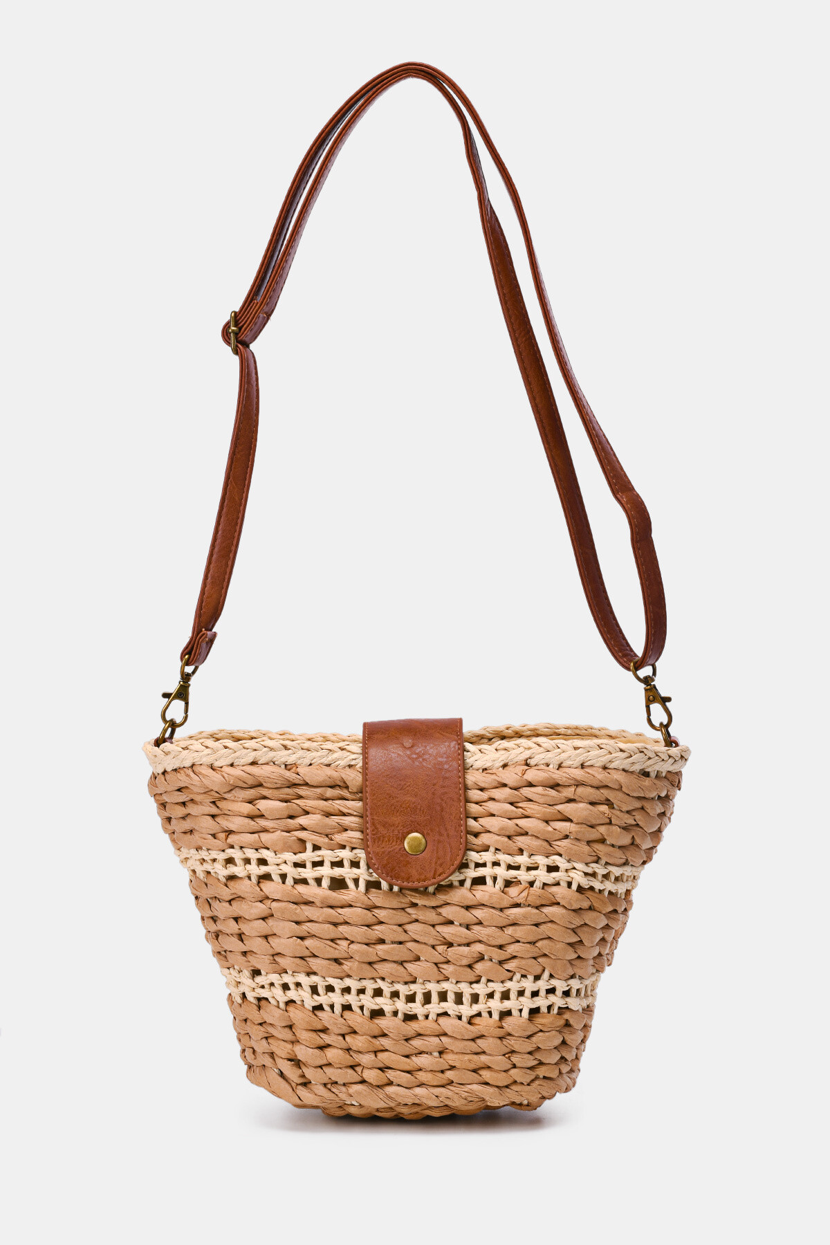 Wholesaler A&E - KKC037 Crocheted paper straw shoulder bag