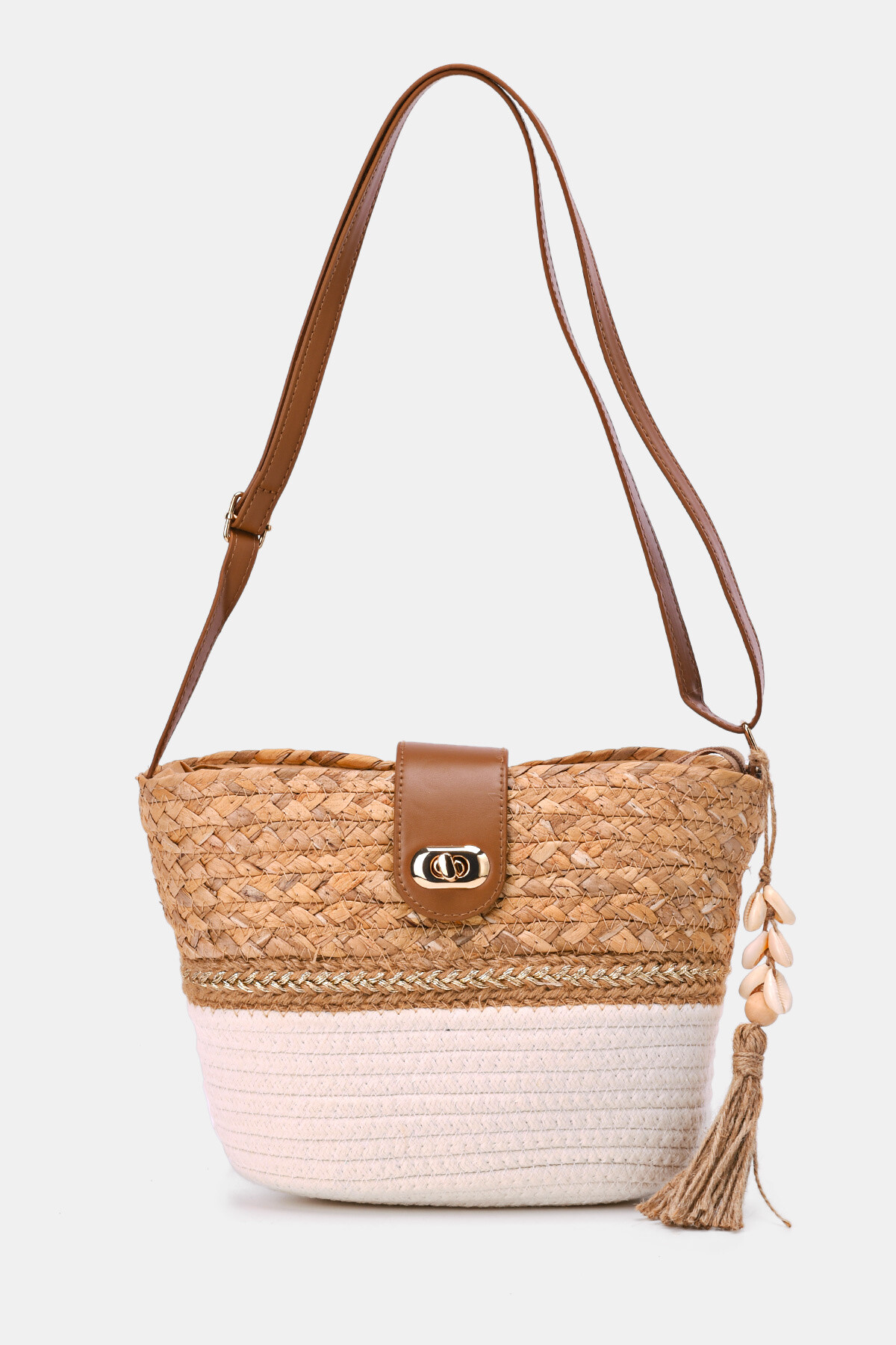 Wholesaler A&E - KKC090 Raffia shoulder bag