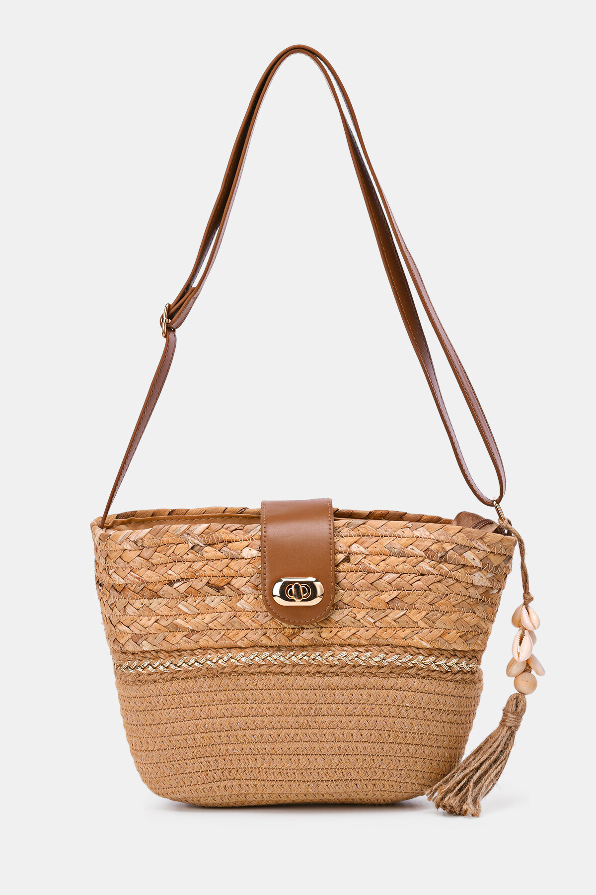 Mayorista A&E - Bolso de hombro de Raphia KKC090