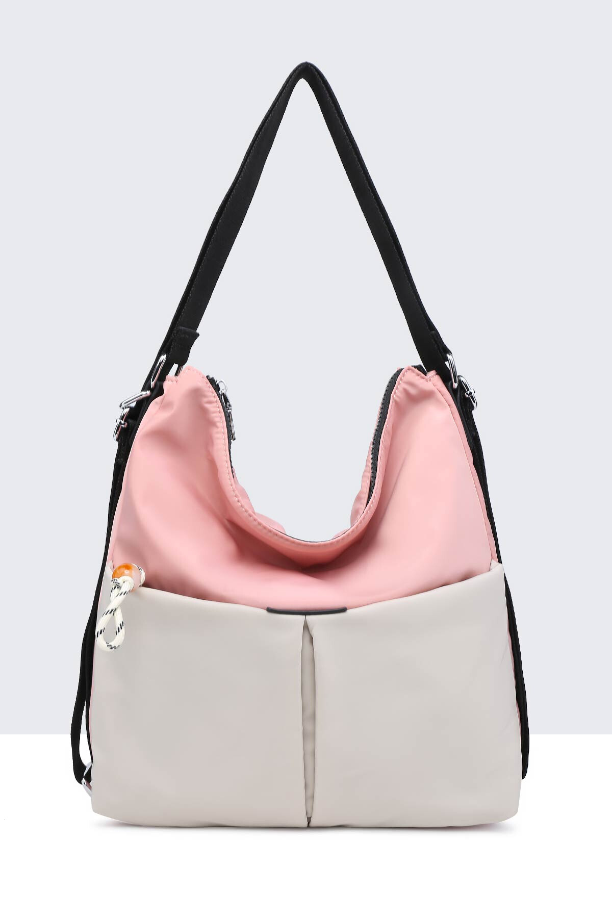 Wholesaler A&E - 28609-BV Handbag Multicolor nylon convertible backpack