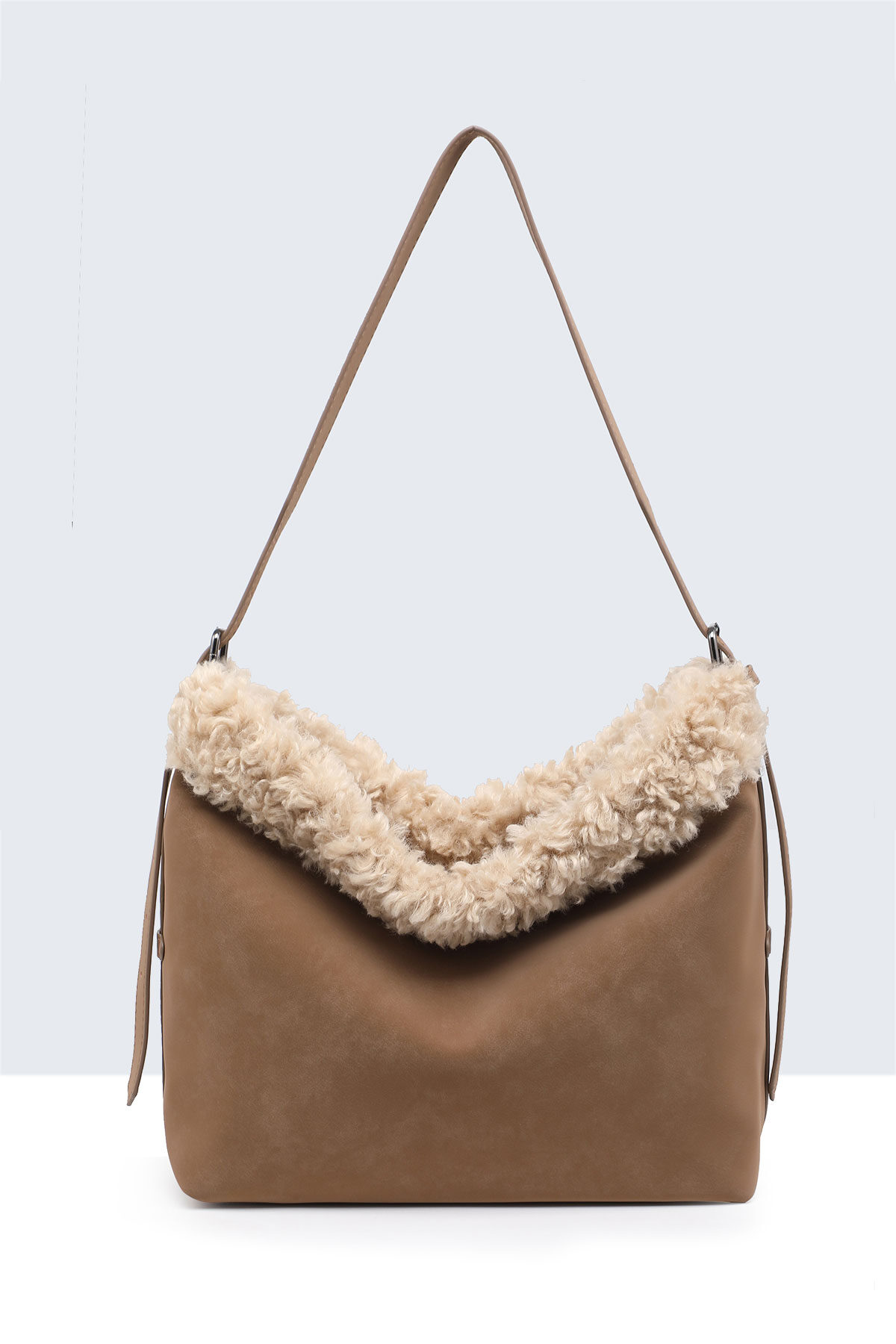 Wholesaler A&E - BV-11160 Sac à main style daim mouton
