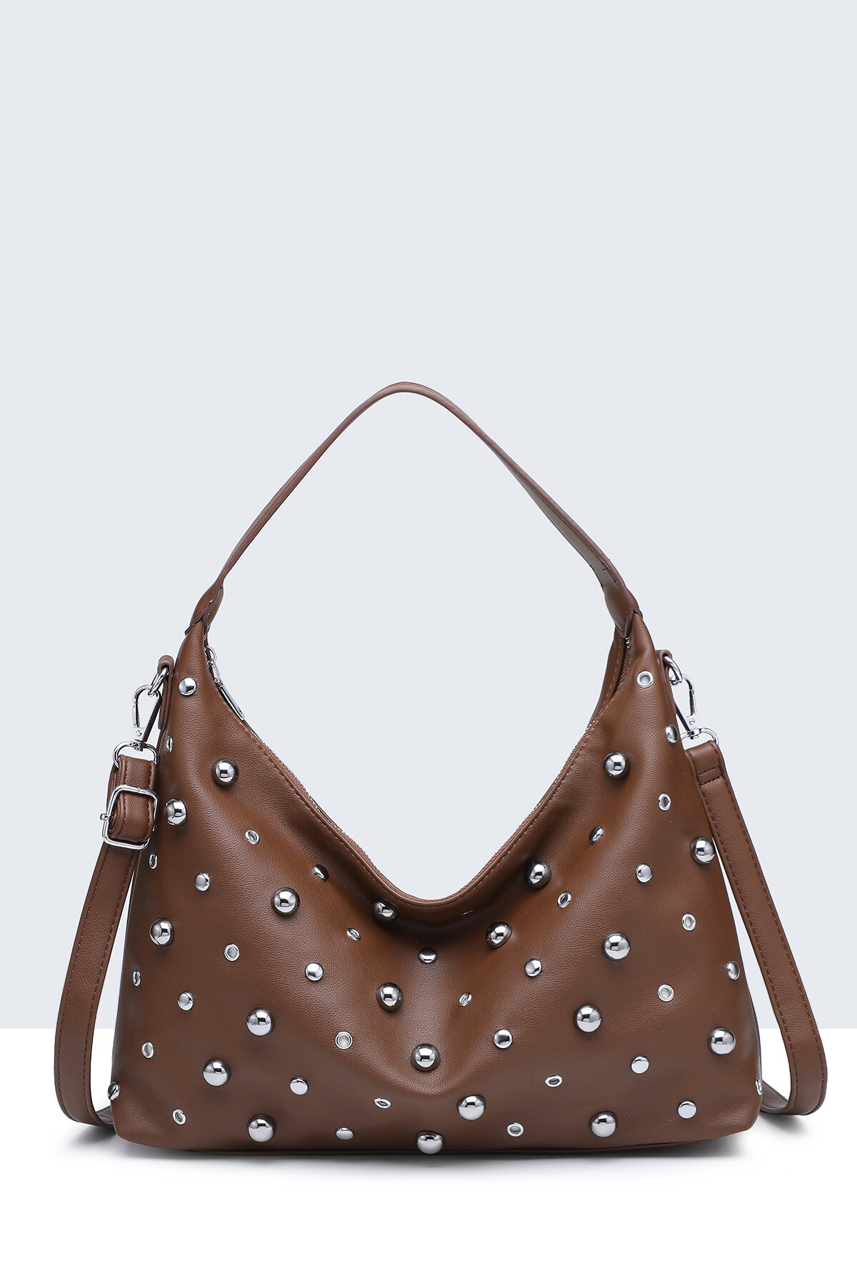 Grossiste A&E - 28938-BV Sac épaule hobo Clouté