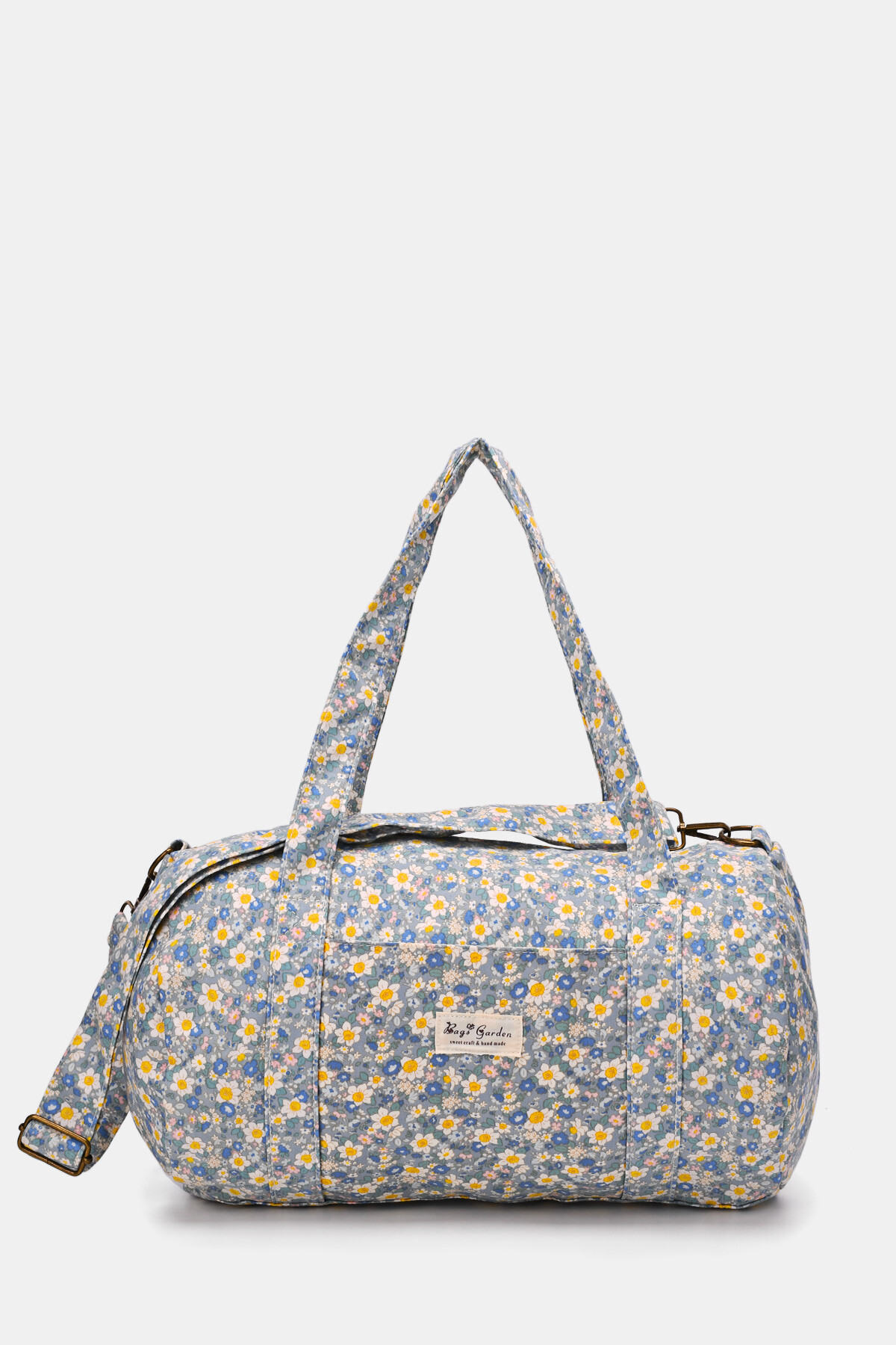 Wholesaler A&E - BG6580 textile duffel diaper bag with liberty flower pattern