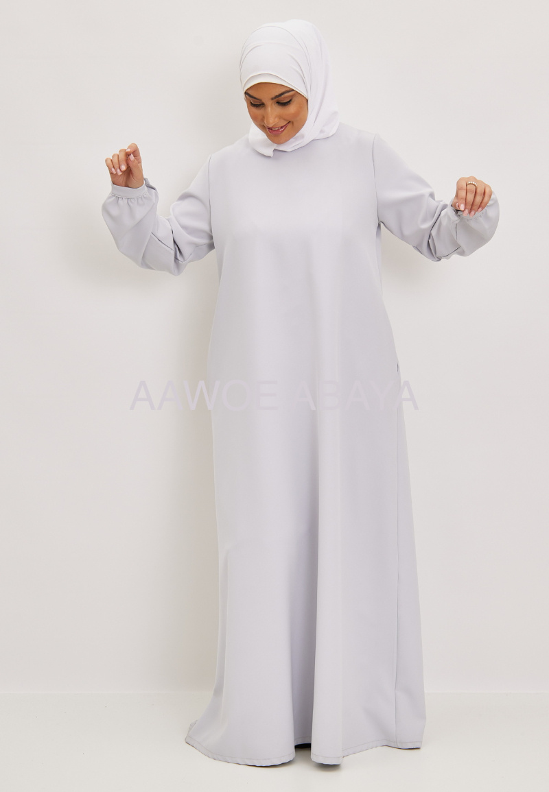 Wholesaler Aawoe Paris® - Abaya with Tight Sleeves - Thick Material
