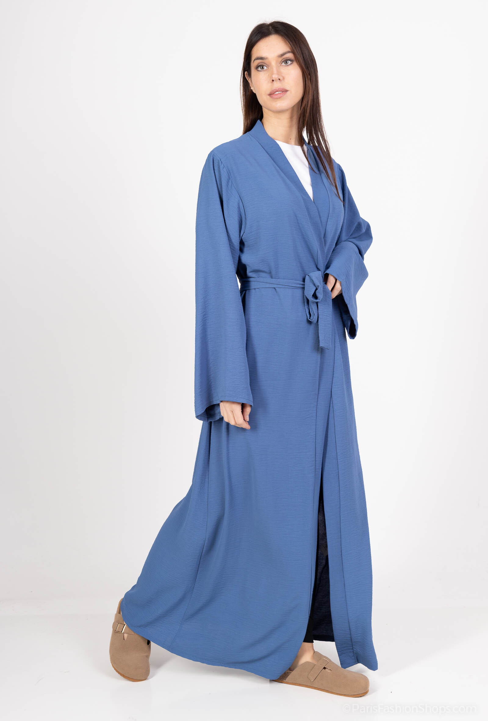 Wholesaler Aawoe Paris® - Jazz Fabric Kimono with Belt