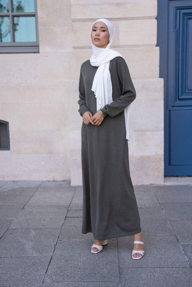 Grossista Aawoe Paris® - Abito in maglia a maniche lunghe