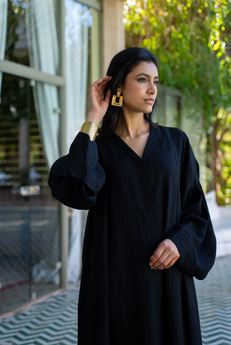 Grossiste Aawoe Paris® - ABAYA GILET LINA
