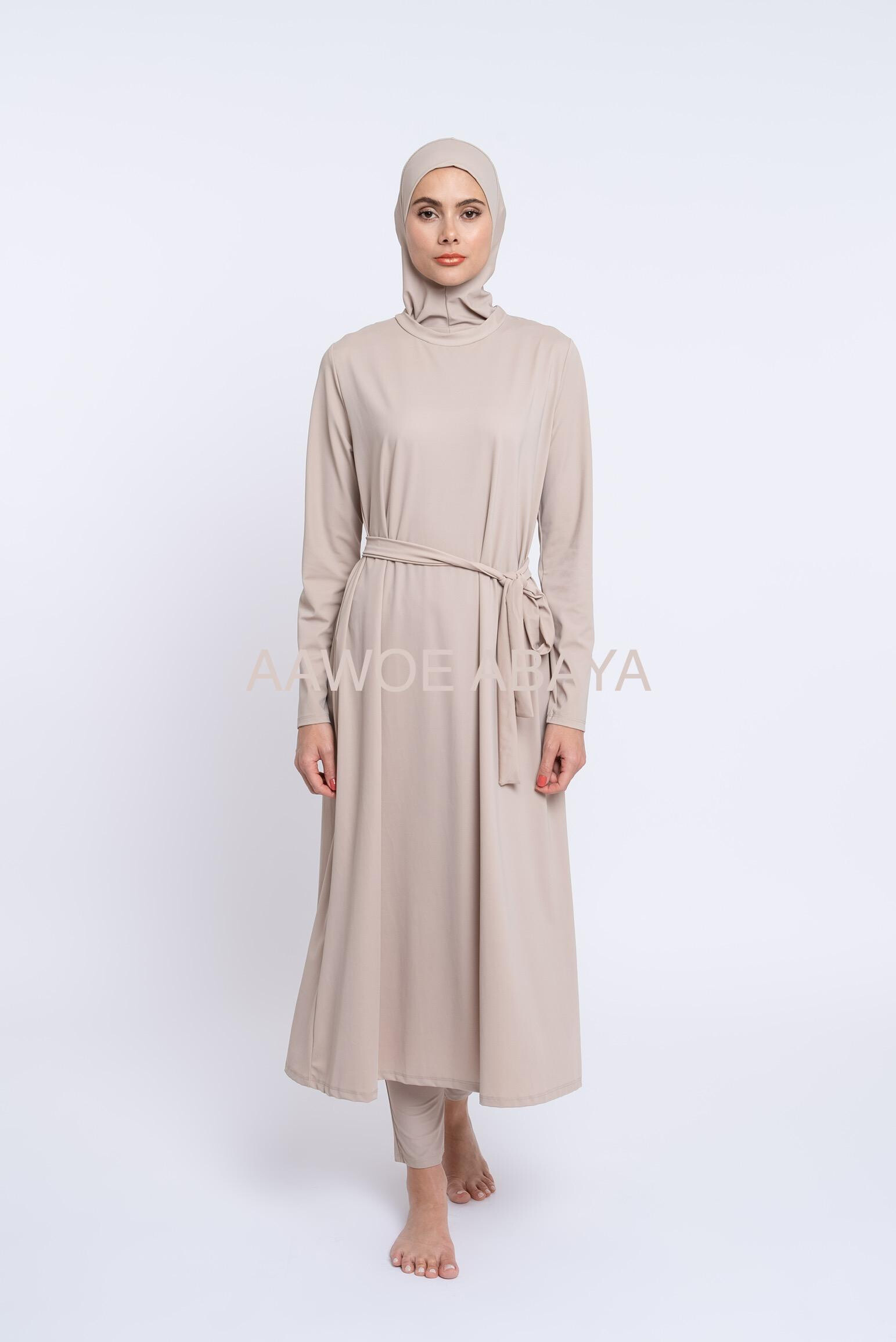 Grossista Aawoe Paris® - Elegante burkini con maniche lunghe