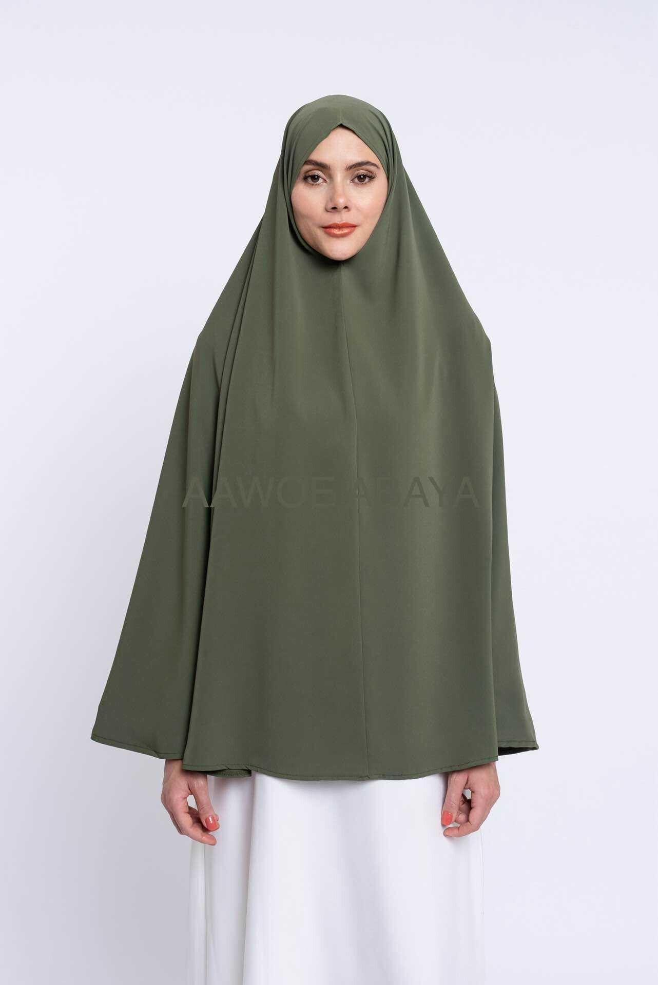 Grossiste Aawoe Paris® - Khimar Élégant avec Manches Ample