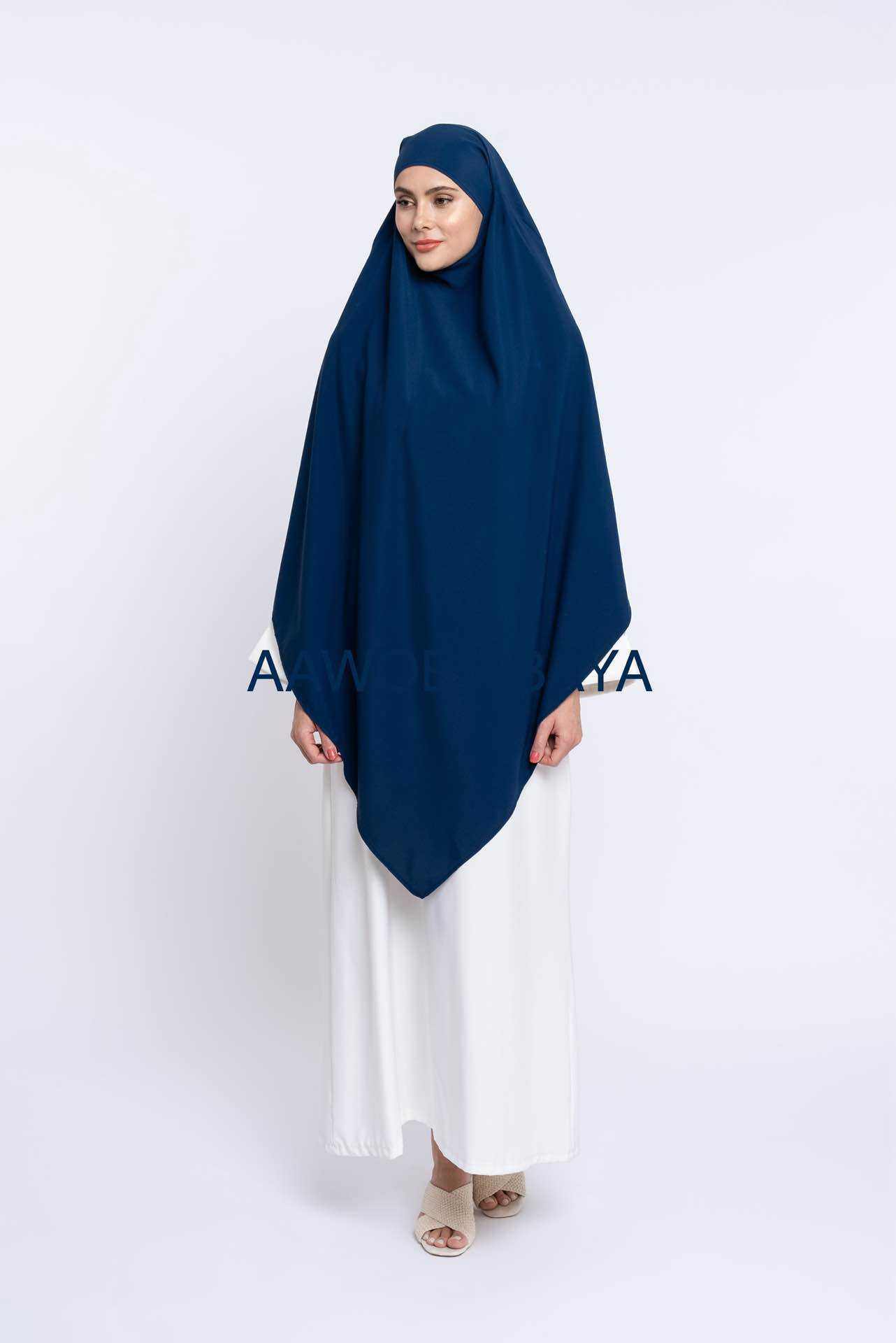 Wholesaler Aawoe Paris® - Elegant Khimar with Wide Sleeves