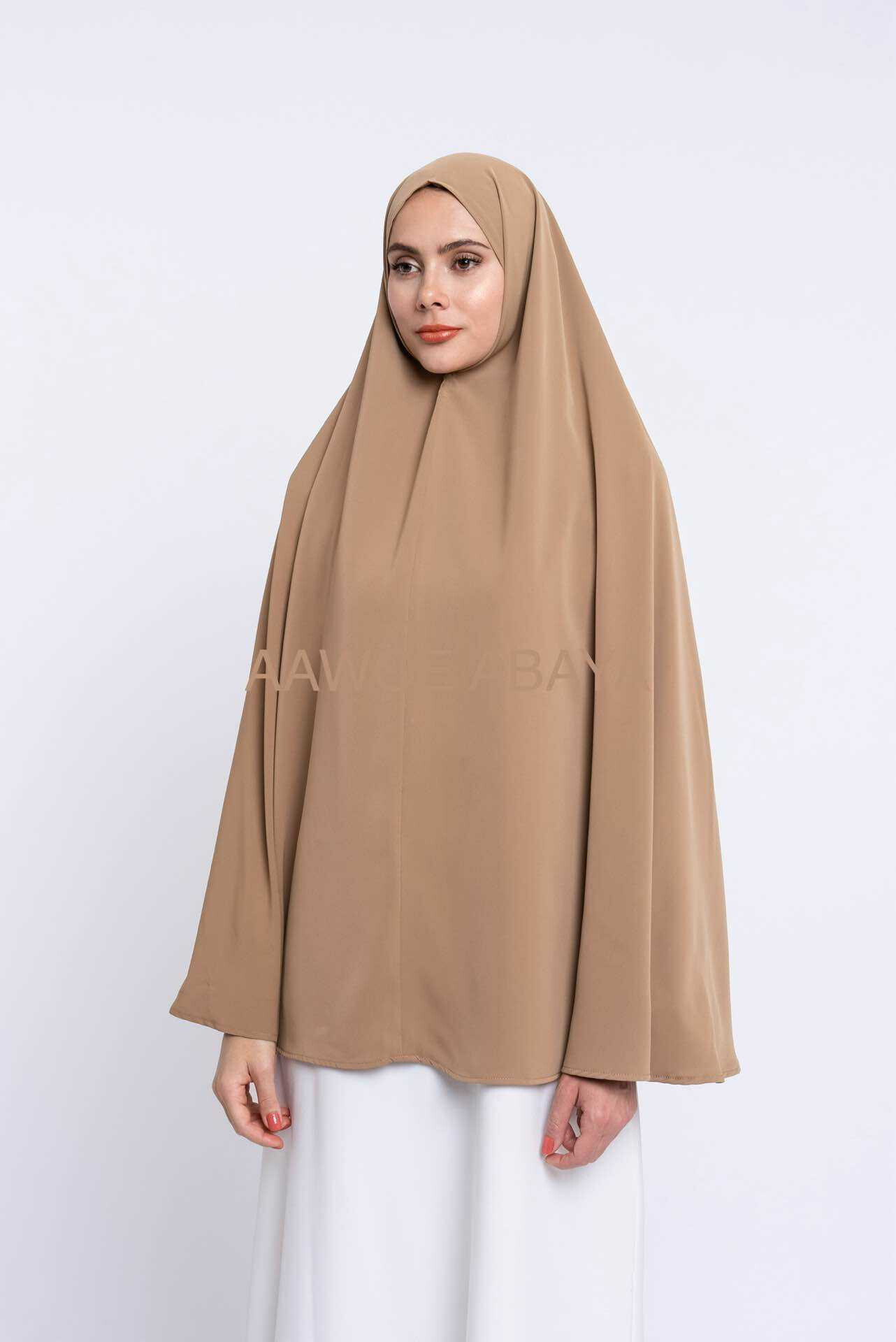 Grossiste Aawoe Paris® - Khimar Élégant avec Manches Ample