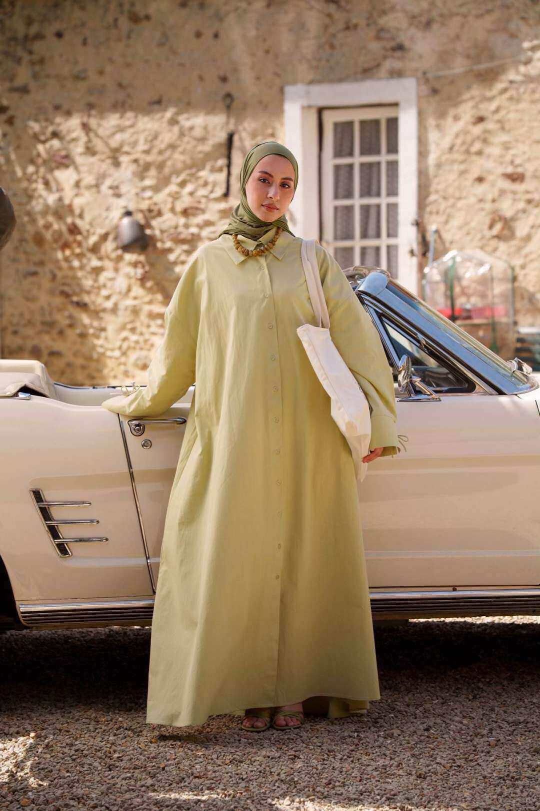 Grossiste Aawoe Paris® - Robe longue boutonnée ample
