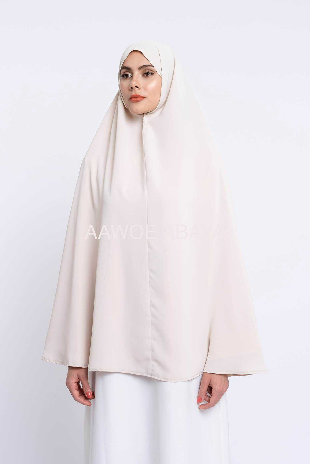 Grossista Aawoe Paris® - Elegante khimar con maniche sciolte