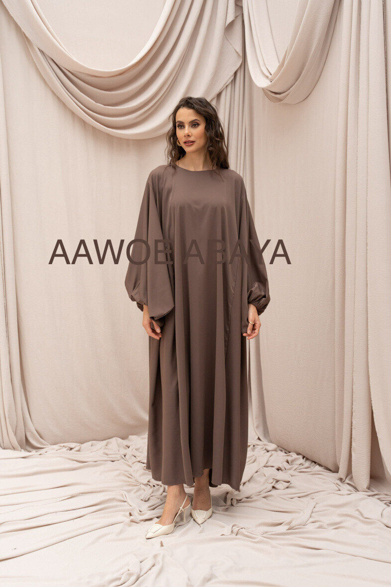 Grossiste Aawoe Paris® - Abaya Mia - Soie de médine