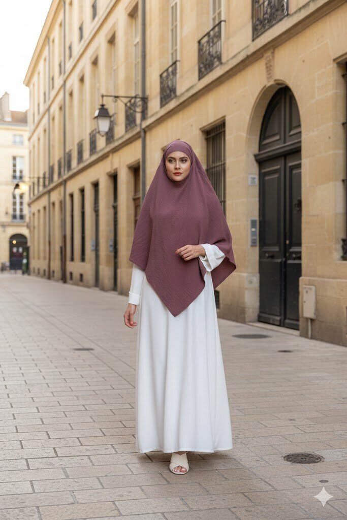Wholesaler Aawoe Paris® - Elegant Long-Sleeve Khimar