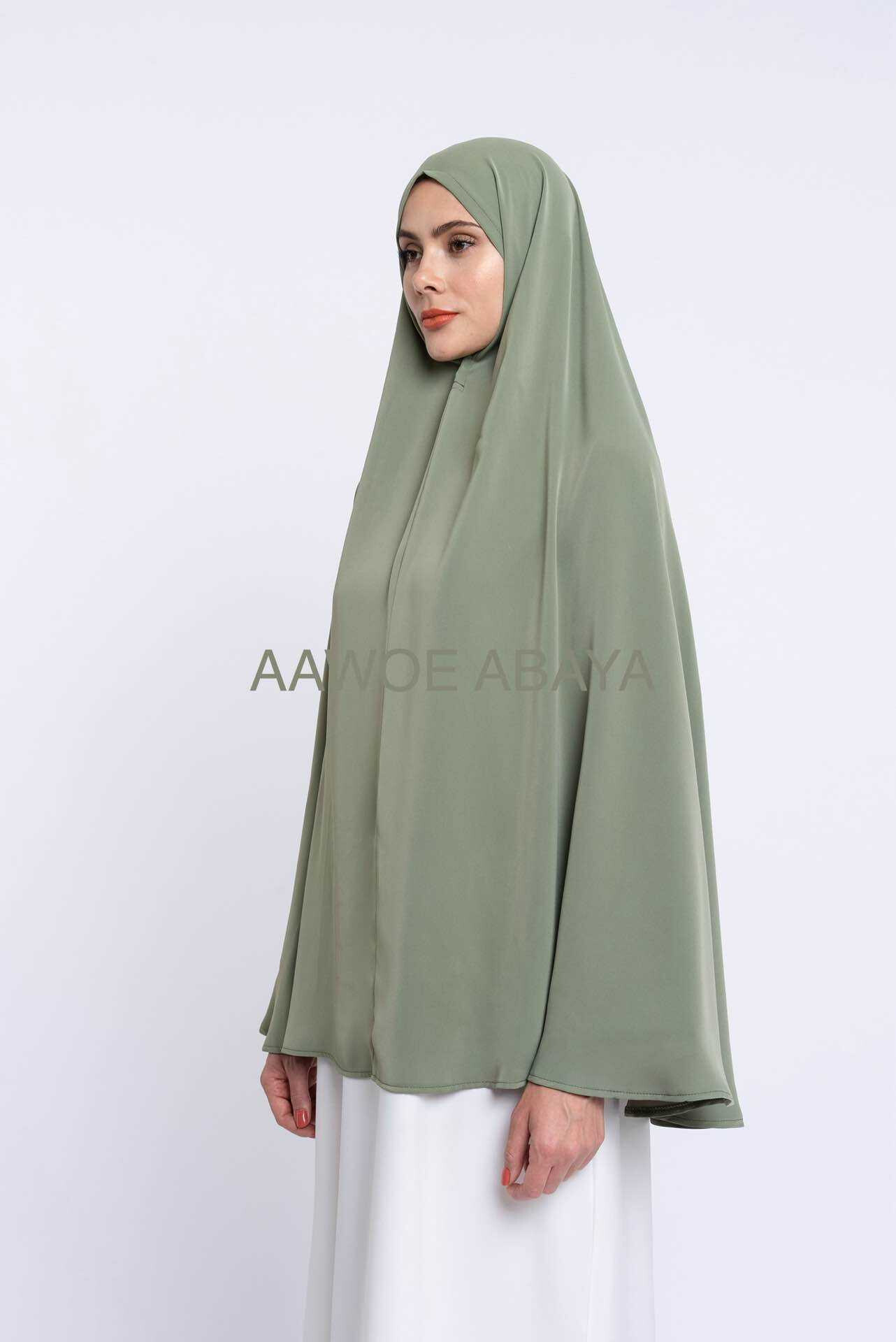 Grossista Aawoe Paris® - Elegante khimar con maniche sciolte
