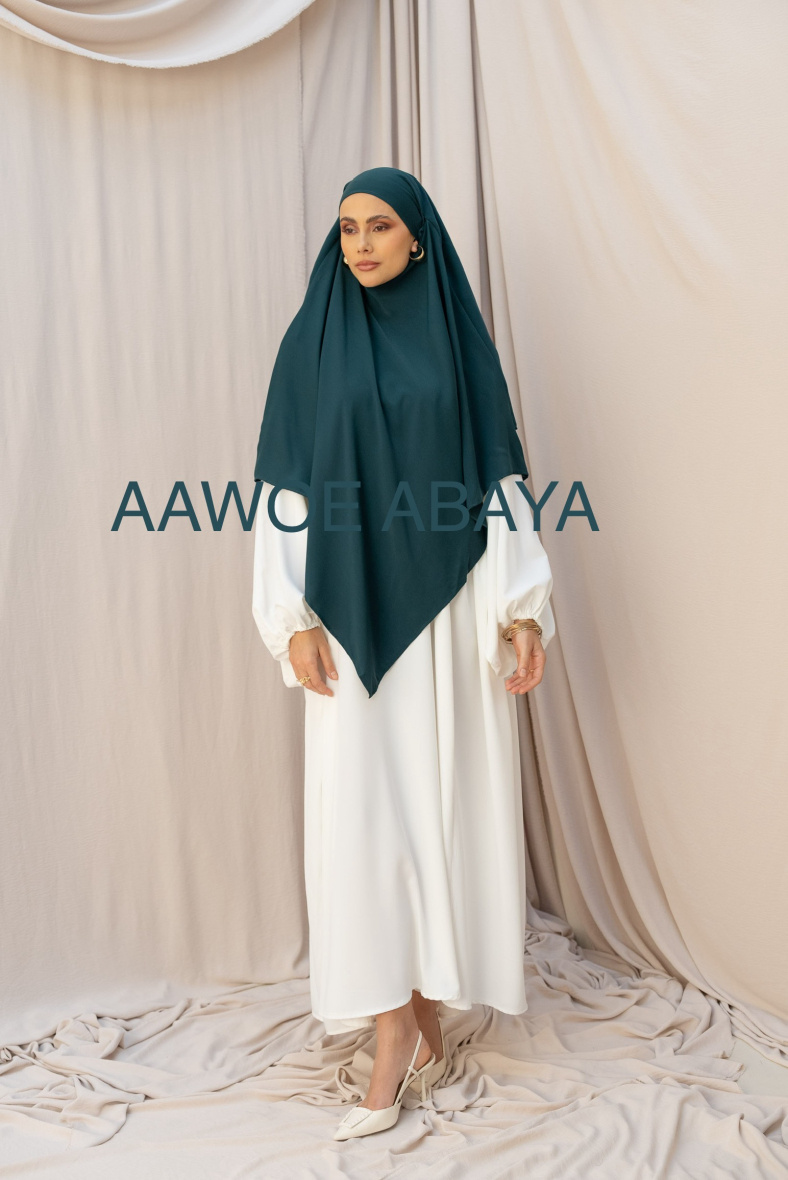 Großhändler Aawoe Paris® - Khimar-Doppelschleier aus Medina-Seide – Eleganz und Weichheit