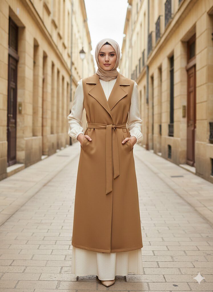 Wholesaler Aawoe Paris® - Elegant Long Cardigan