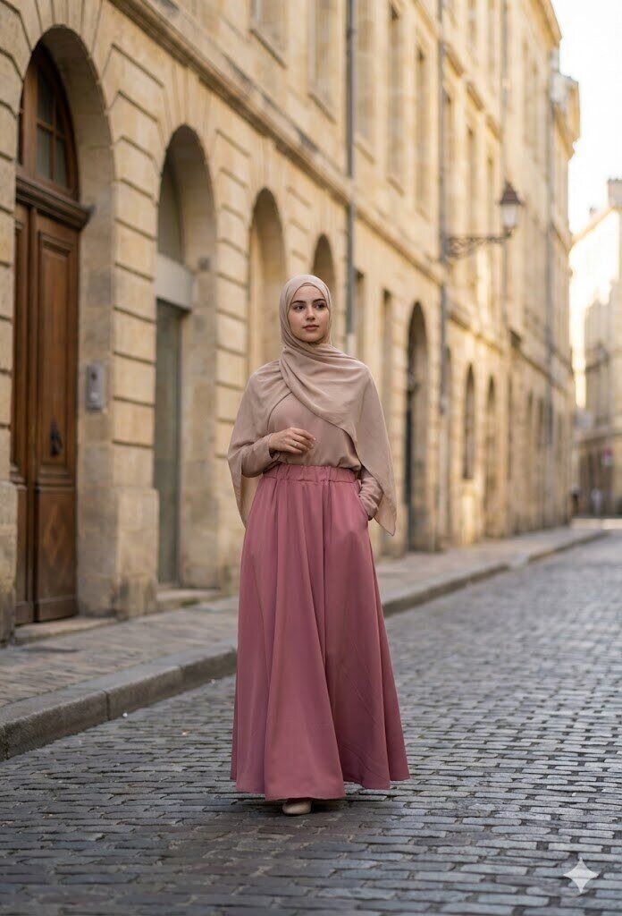 Wholesaler Aawoe Paris® - Flowy and flared long skirt