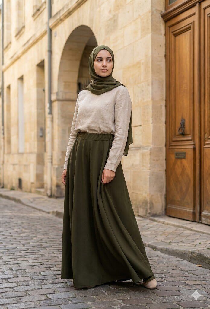 Wholesaler Aawoe Paris® - Elegant flowy skirt in ready-to-wear