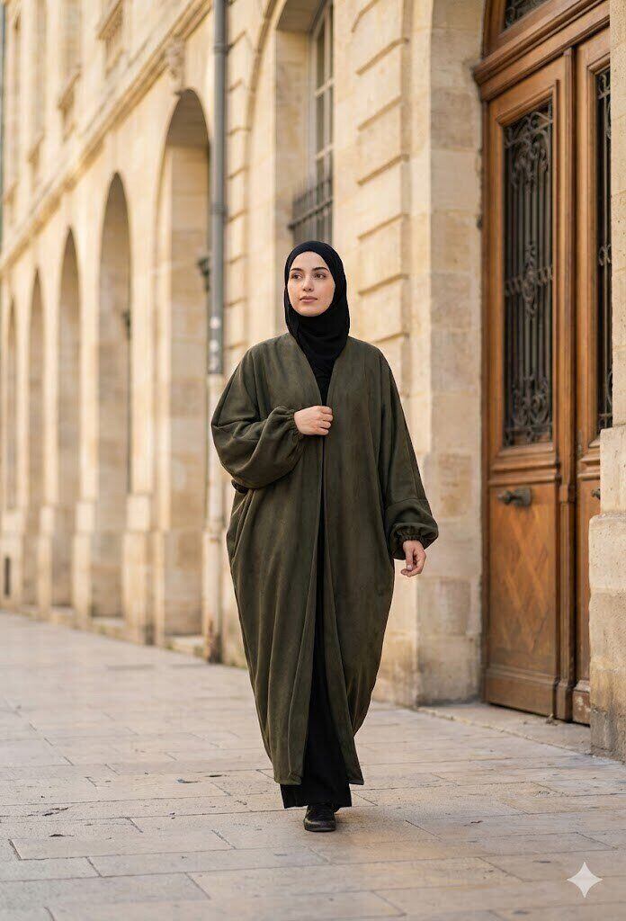 Grossiste Aawoe Paris® - Manteau moderne avec manches bouffantes