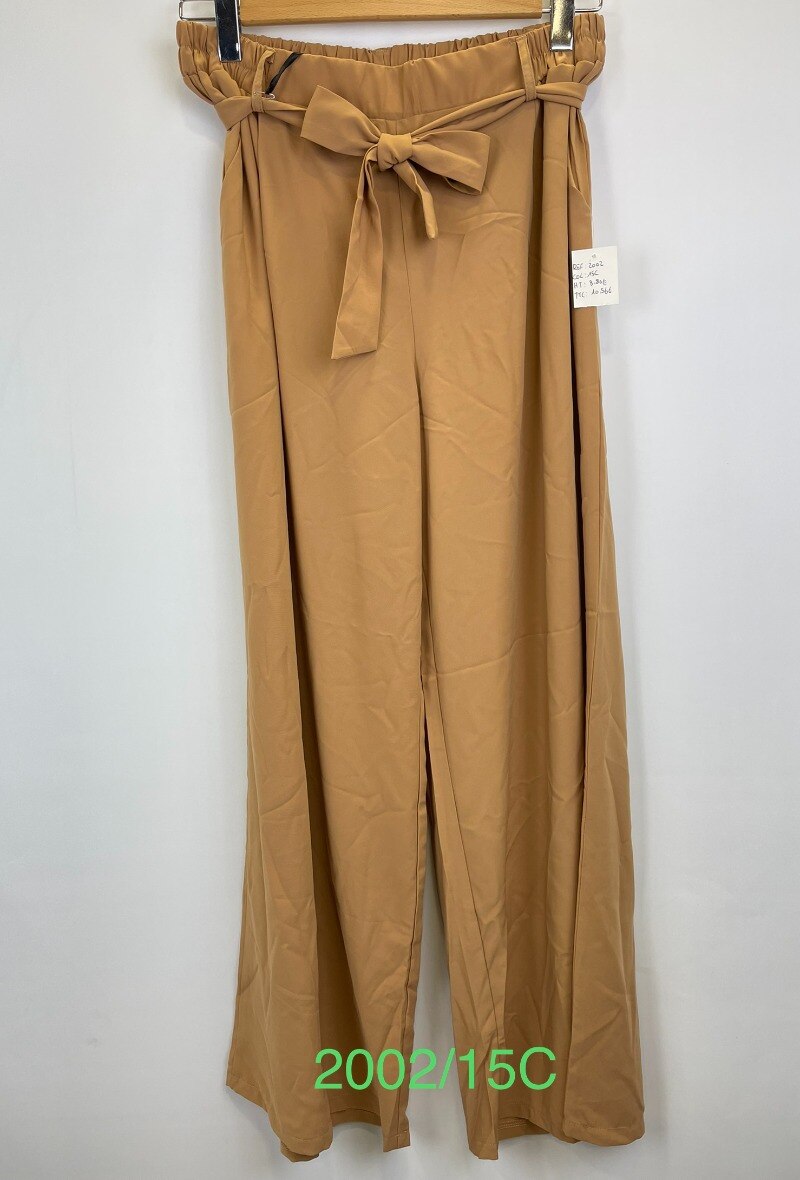 Großhändler Aawoe Paris® - Palazzo-Hose aus Medina-Seide mit Gürtel