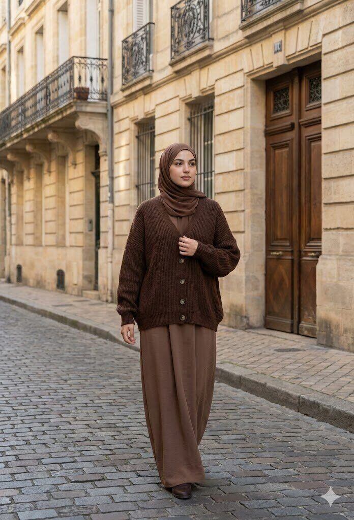 Grossiste Aawoe Paris® - Veste Oversize à Manches Longues