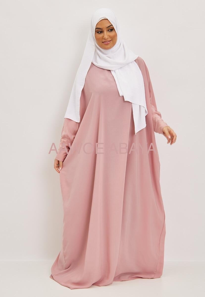 Grossista Aawoe Paris® - Abito elegante ampio con maniche lunghe e tessuto fluido - Moda Modesta