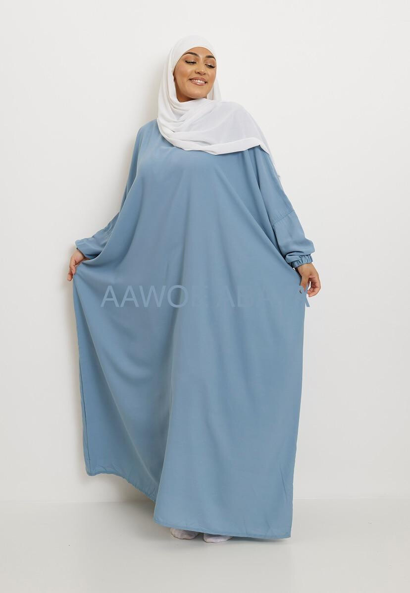 Grossista Aawoe Paris® - Abito lungo fluttuante con maniche lunghe elastiche - moda modesta per signore
