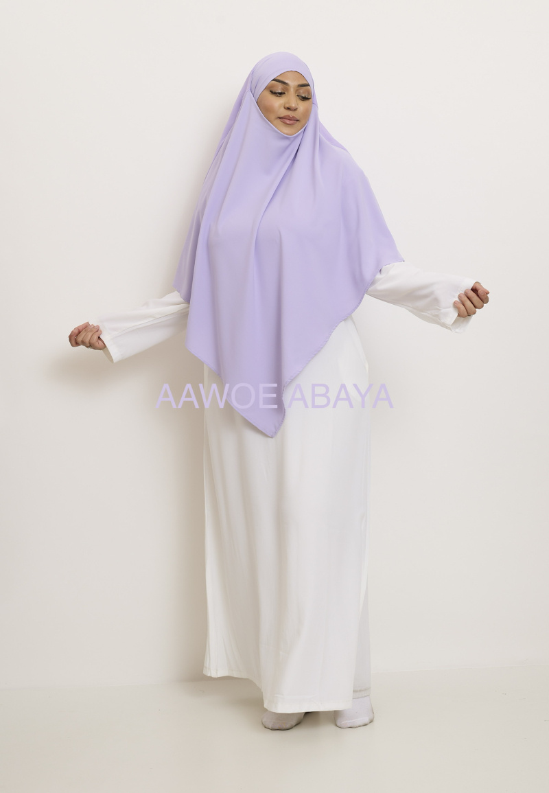 Mayorista Aawoe Paris® - Khimar Short Bimateria - Medina Seda y Muselina