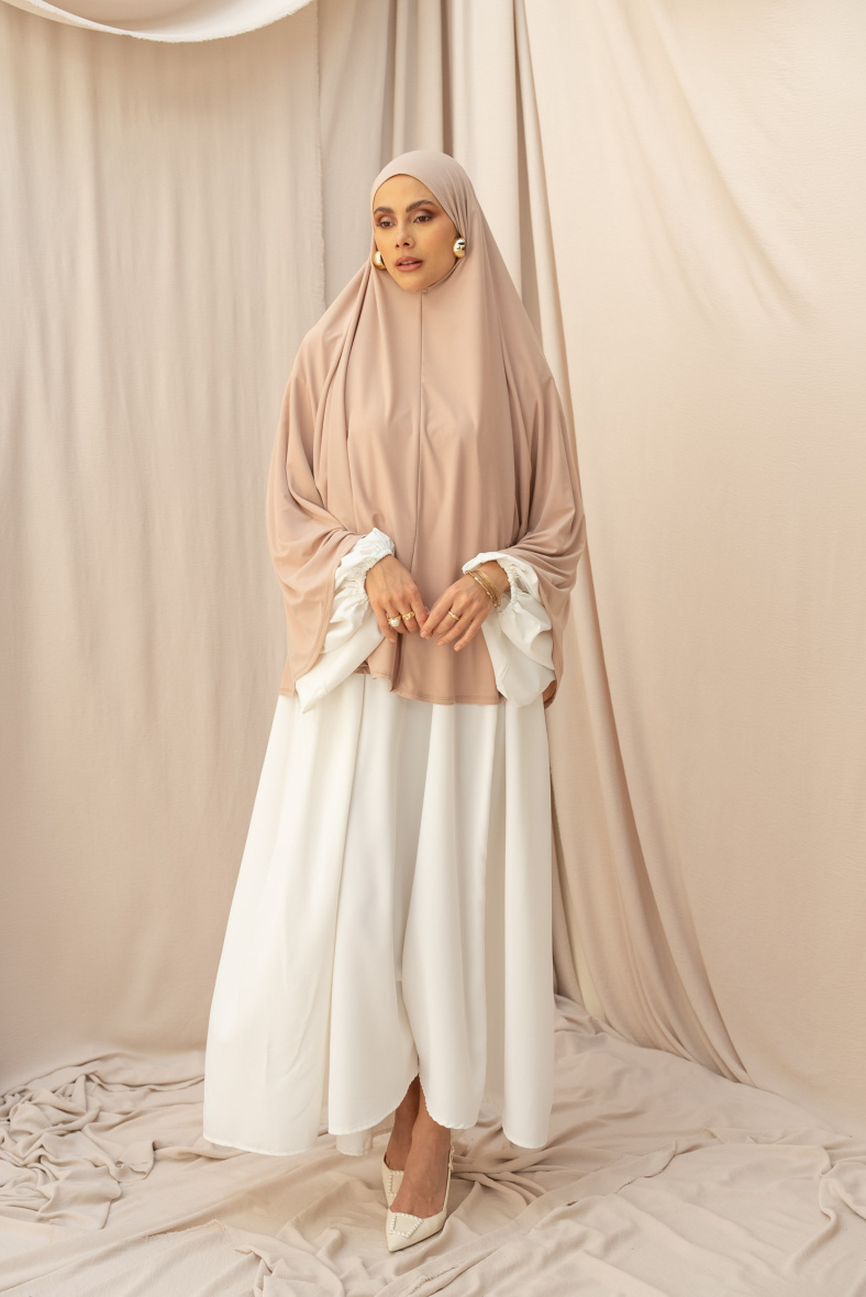 Mayorista Aawoe Paris® - Khimar Jun en Tejido Jersey - Elegancia y Confort