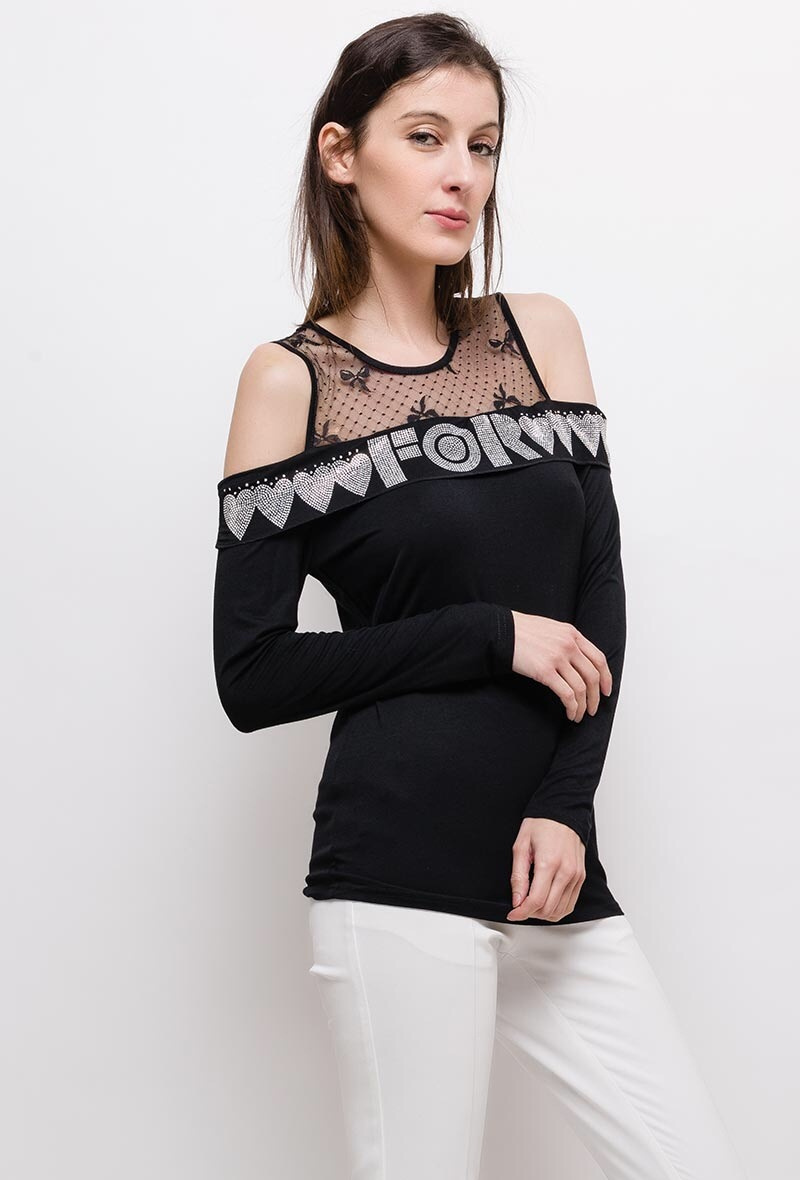Mayorista ABELLA - Blusa con pedrería