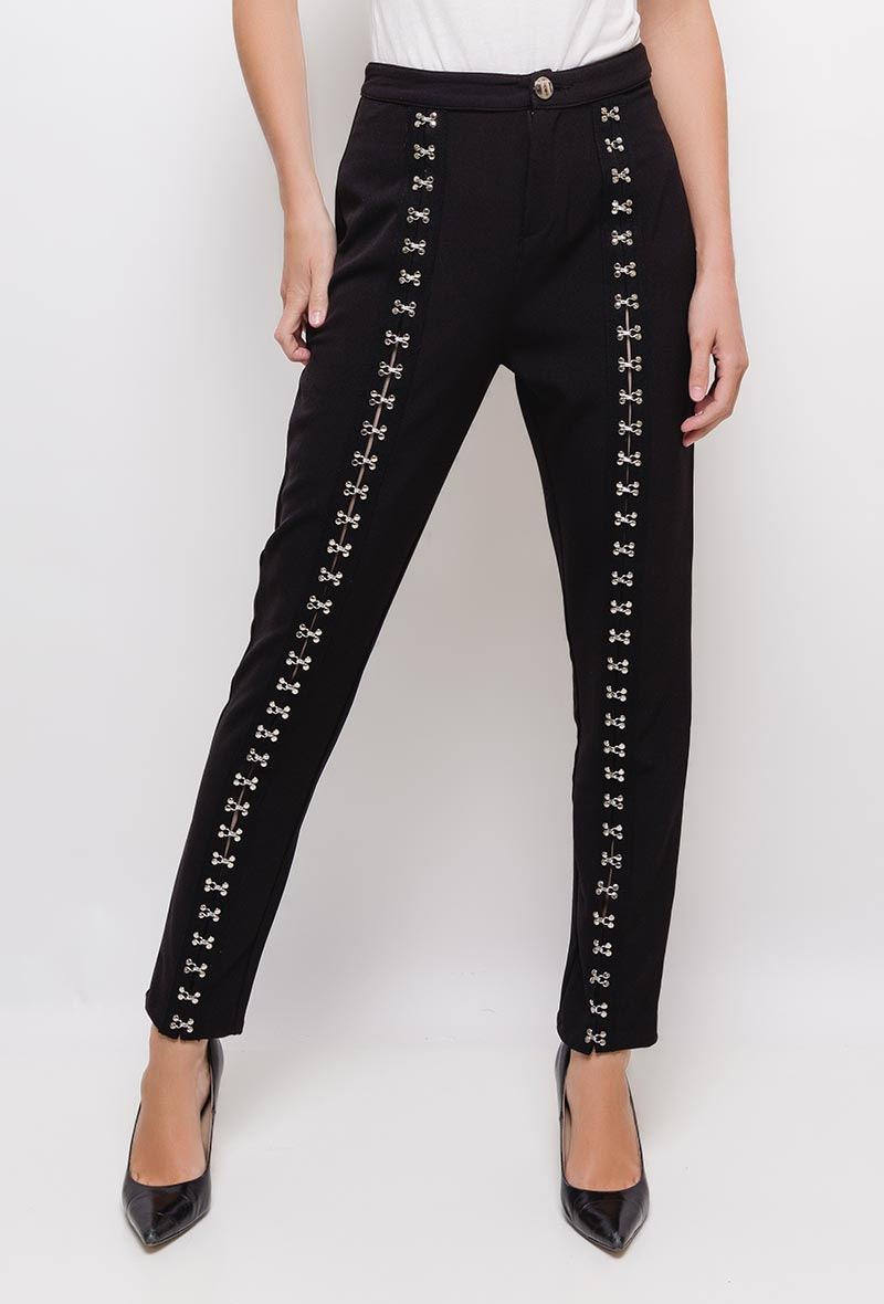 Mayorista ABELLA - Pantalones anchos con ganchos