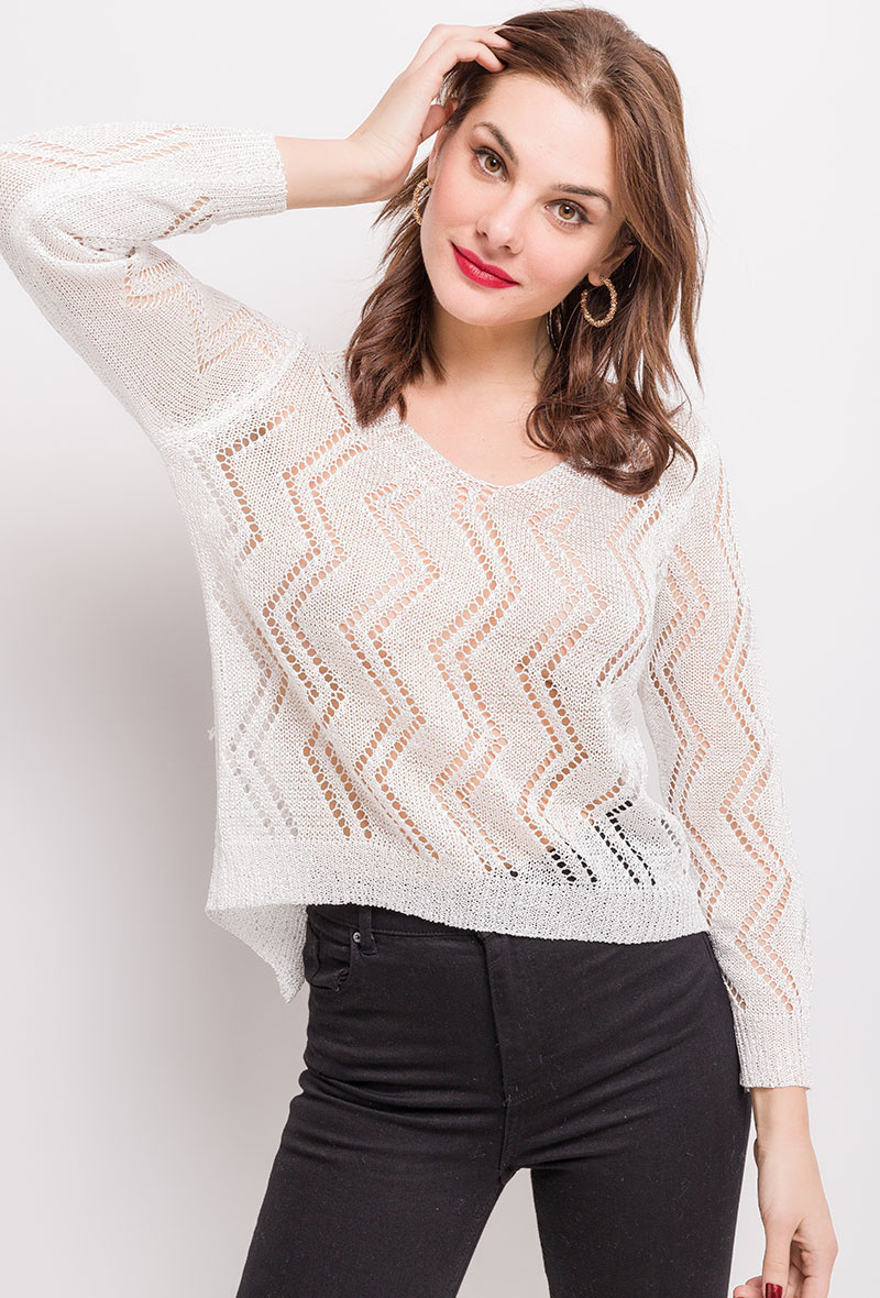 Großhändler ABELLA - Schillernder Pullover