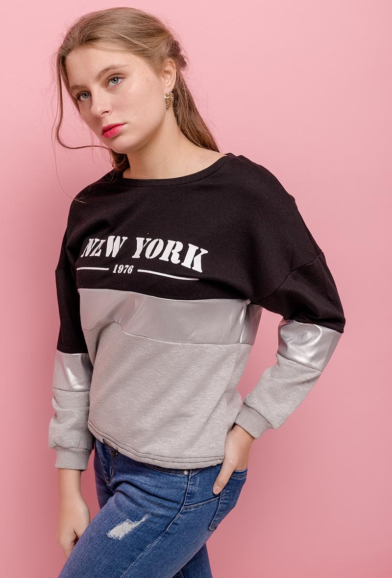 Grossiste ABELLA - Sweat NEWYORK 1976