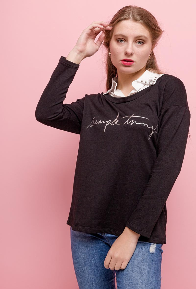 Grossiste ABELLA - Sweat SIMPLE THINGS