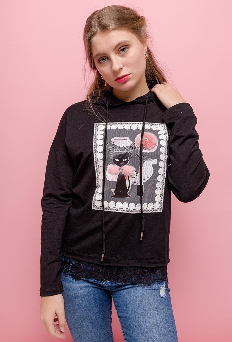 Grossiste ABELLA - Sweat avec imprimé