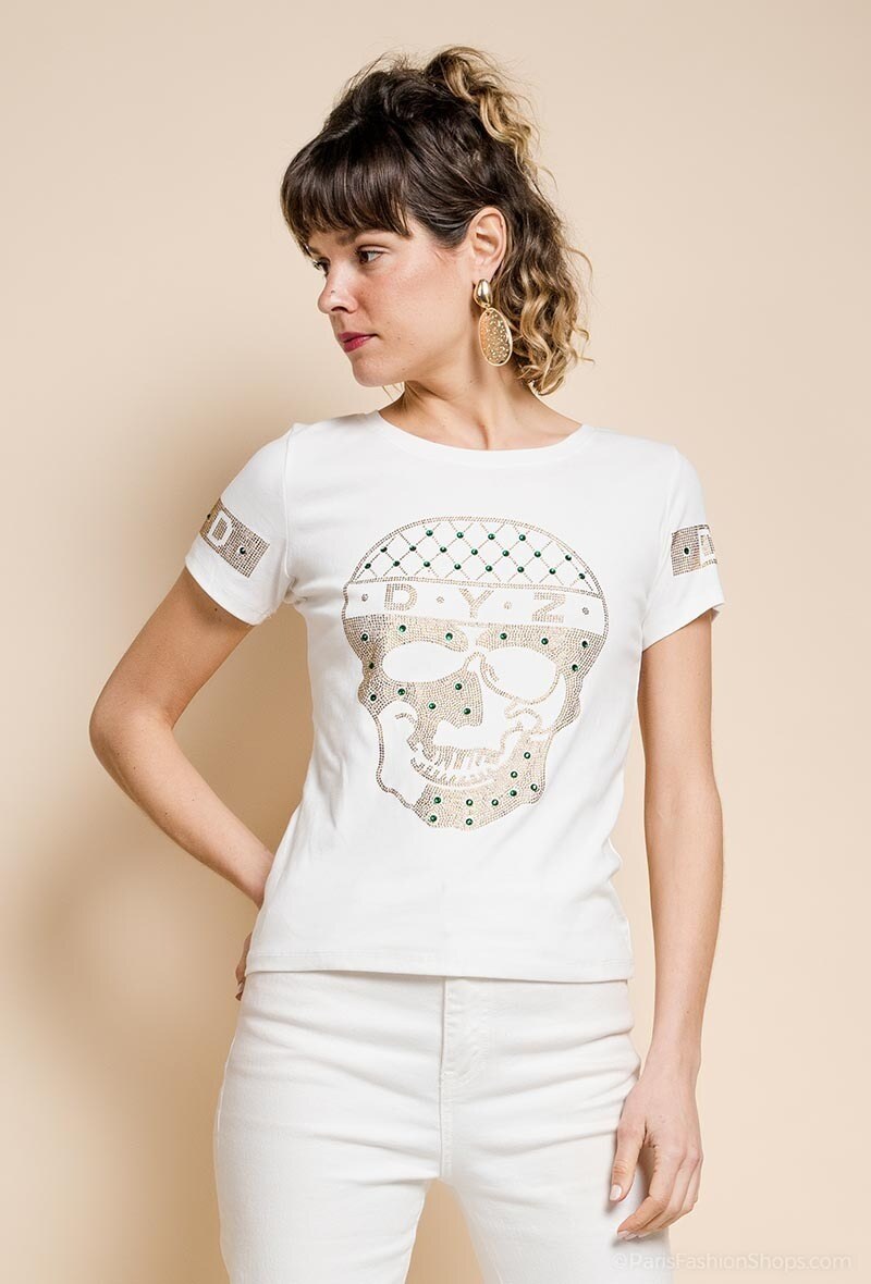 Wholesaler ABELLA - T-shirt with strass
