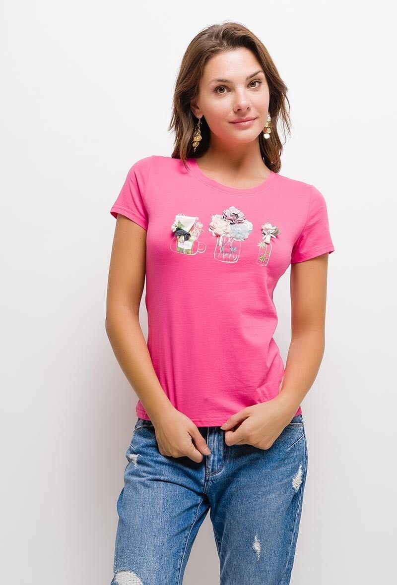 Wholesaler ABELLA - Floral t-shirt