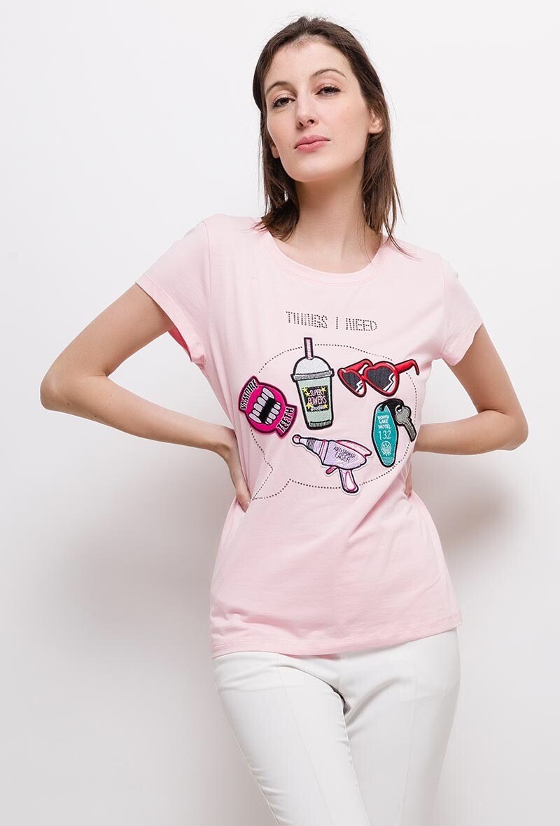 Wholesaler ABELLA - T-shirt with patches